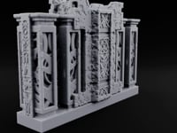 Filigree Fortifications Gothic Ornate Wall or Gate F turntable
