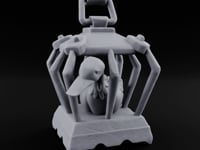 Duck Says Quack Off Stone Cage with Duck turntable