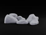 Slab Block Gossip Rock and Boulder Scatter Set turntable