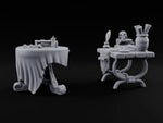 Quill Dipped, Skull Watching Alchemist Work Tables turntable