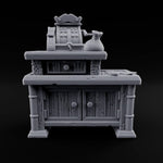 Moustache Money Counts Wooden Shop Counter turntable