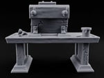 Clamped Down, Cured Overnight Wooden Bookbinding Press Workbench turntable