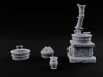 Stoke the Tub Tonight Stone Cooking Stove with Chimney turntable
