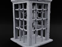 Bars Won't Stop the Snarl Wooden Goblin Prison Cage turntable