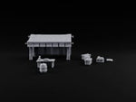 Browse the Curiosities Wooden Market Stall with Supplies turntable