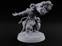 Step Right Up, Bolts Aplenty Human Fabric Seller turntable