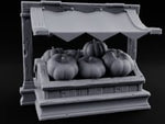 Gourds Gone Grand Wooden Market Stall with Awning turntable
