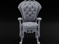 Button Count Exceeds Staff Count Ornate Tufted Armchair turntable