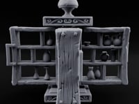 Every Vessel Spoken For Wooden Pottery Display Shelves turntable