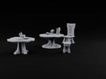 Stump Tables, Seats Saved Wooden Tavern Tables and Chairs turntable