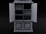 Fresh Linens Wooden Linen Storage Cabinet turntable