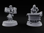 Fresh Folds, Heavy Load Human Laundry Workers turntable