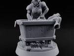 Fresh Folds, Heavy Load Human Laundry Worker B turntable