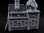 Scrub Brush Waiting Its Turn Wooden Laundry Sink Cabinet turntable