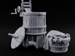 Wrung Out Wooden Laundry Wash Machine turntable