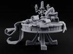 Quill Still Wet, Scholar Gone Wooden Round Study Table turntable