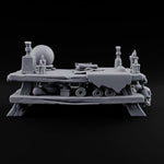 Fortune Told, Skull Sold Wooden Magic Shop Display Table turntable