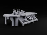 Open Drawer, Open Wallet Wooden Potion Vendor Table turntable