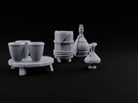 Handle With Slightly Less Care Potter Small Props Set turntable