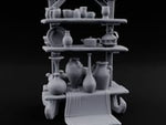 Fired Twice, Priced Once Wooden Pottery Display Stand turntable