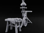 Pedal Down, Pitcher Up Wooden Pottery Wheel with Stool turntable