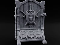 Choose Your Heirloom Wooden Weapons Display Rack turntable