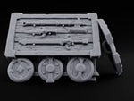 Wheels Fitted, Arsenal Hidden Wooden Weapons Crate on Wheels turntable