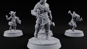 Plank Hauling Gang Orc and Goblin Carpenters turntable