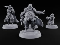 Dues Collected, Tea Poured Human and Halfling Guild Staff turntable
