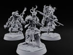 Skulls Aflame Skeleton Warriors with Boss turntable