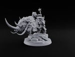 Tusks Out, Shield Slung Woolly Rhinoceros Mount turntable