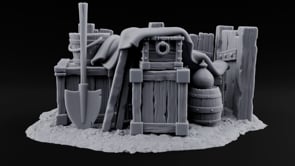 Barrel Roll Call Wooden Supply Scatter J turntable