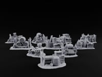 Barrel Roll Call Wooden Supply Scatter Terrain turntable