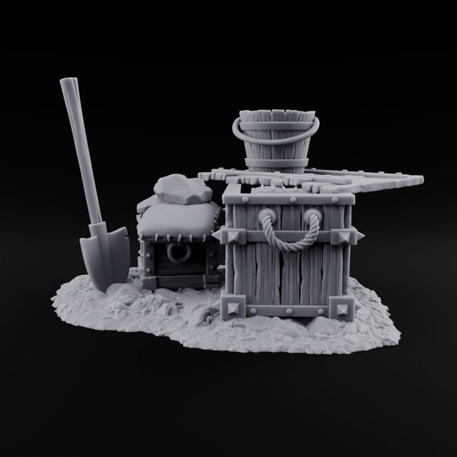 Barrel Roll Call Wooden Supply Scatter B turntable