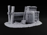 Barrel Roll Call Wooden Supply Scatter A turntable