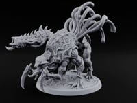 Crest Lowered, Claws Raised Tarrasque Monster B turntable