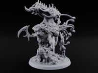 Crest Lowered, Claws Raised Tarrasque Monster A turntable