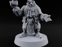 Brimstone Bazaar Regulars Tiefling Merchant A turntable