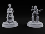 Stilts and Sprinkles Human and Gnome Candy Sellers turntable