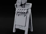 Sweet Tooth Pop-Up Wooden Candy Seller Market Piece C turntable