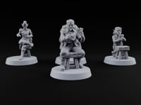 Nobody Trusts the Dealer Human and Elf Card Players turntable
