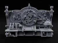 Latitude Lost, Ink Still Drying Wooden Cartographer Furniture E turntable