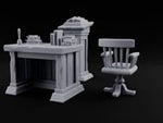 Class Dismissed, Chalk Still Dusty Wooden Classroom Furniture D turntable