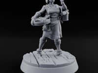 Fresh Catch Fish Vendor Market Miniature A turntable