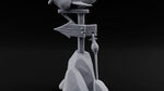 Gutted by Noon, Gone by Dusk Wooden Fish Seller Market Piece D turntable