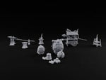 Boom Service Wooden Gunpowder Shop Terrain Set turntable