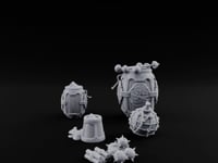 Boom Service Wooden Gunpowder Shop Terrain A turntable