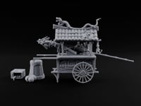 Boom Service Wooden Gunpowder Shop Terrain C turntable