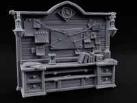 Case Files Still Pinned Wooden Investigator Office Furniture E turntable