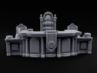 Objection Sustained, Furniture Assembled Wooden Courtroom Furniture F turntable